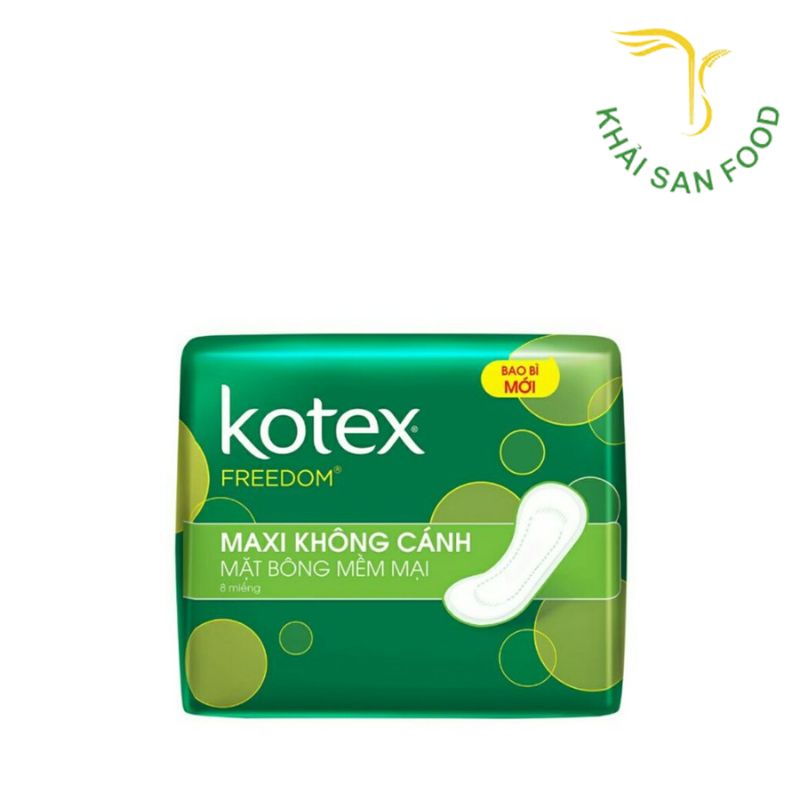 Băng Vệ Sinh Kotex Freedom Maxi (8 Miếng/Gói)