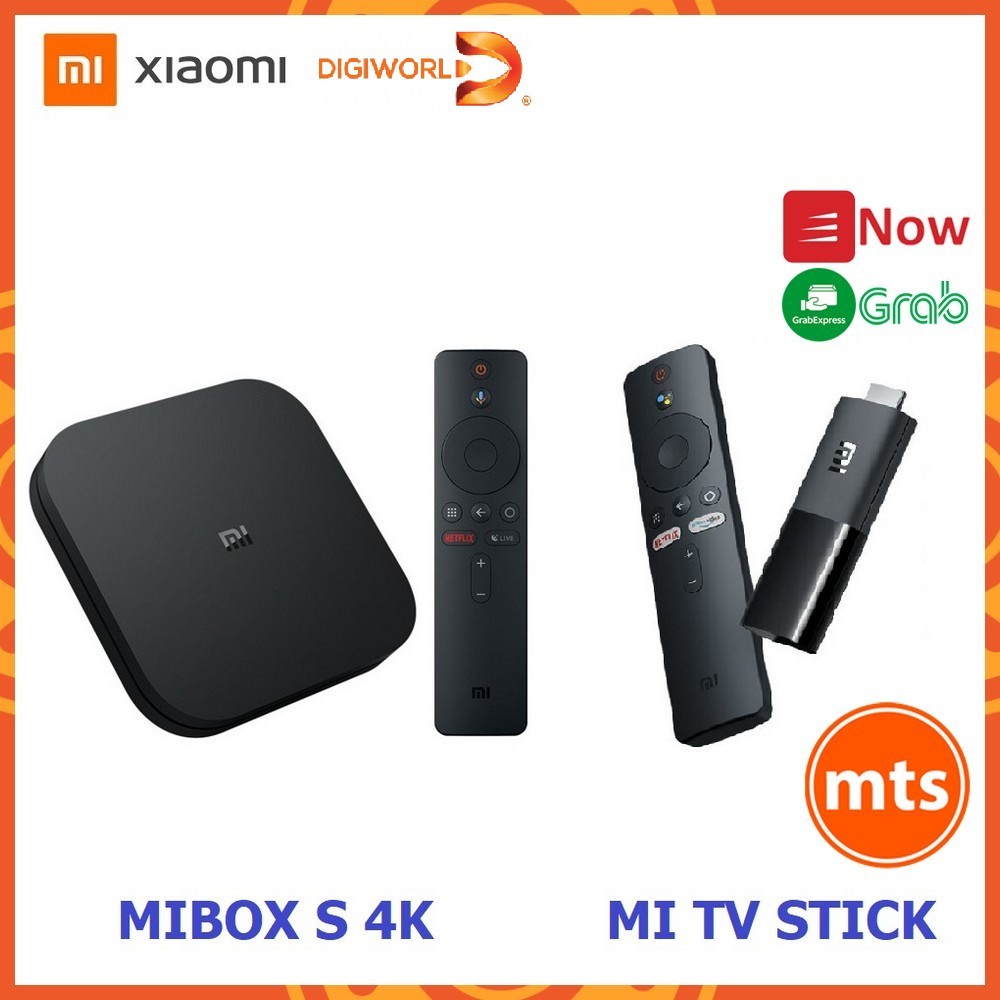Android Tivi Box Xiaomi Mibox S MDZ-22-AB DIGIWORLD & Mi TV Stick MDZ-24-AA - Minh Tín Shop