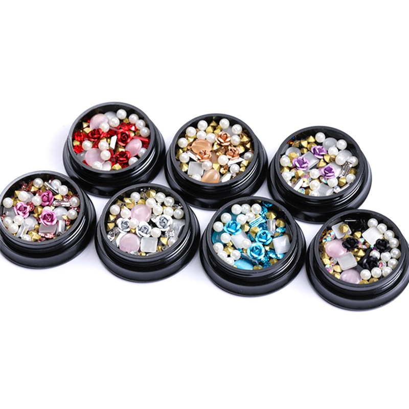 Hộp Phụ Kiện Trang Trí Móng Tay 10MK Charms