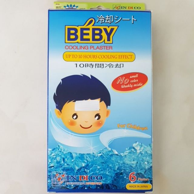 Miếng dán hạ sốt Béby Hộp 6 miếng