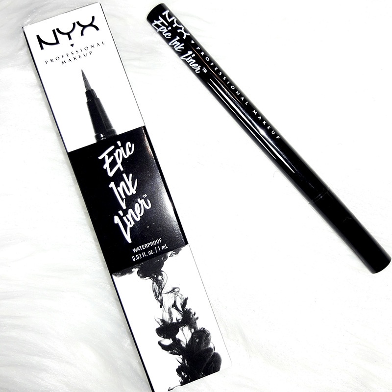 Nyx Epic Ink liner NYX eyeliner pencil Đen NYX Epic Ink liner Đầu trang điểm bút kẻ mắt bút chì màu đen lỏng kẻ mắt
