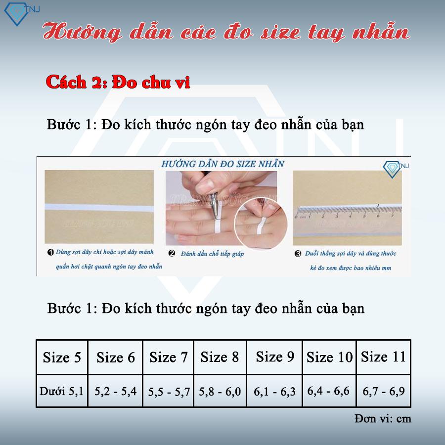 Nhẫn nam bạc 925 mặt đính đá lập phương sang trọng NNA0322 - Trang sức TNJ