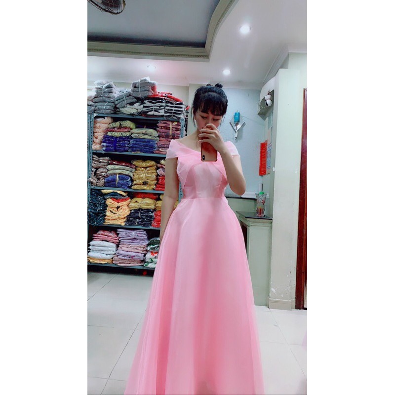 ĐẦM BẸT NƠ VAI XINH XẮN DÀI THƯỚT THA ( ảnh thật 1000% )