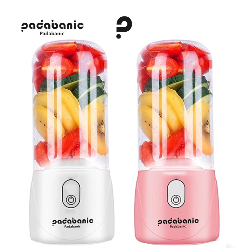 Máy Xay Sinh Tố 300ML Padabanic A6 Mini  Đa Năng Dễ Mang Theo Bên Người Sạc Tích Điện Tiện Lợi