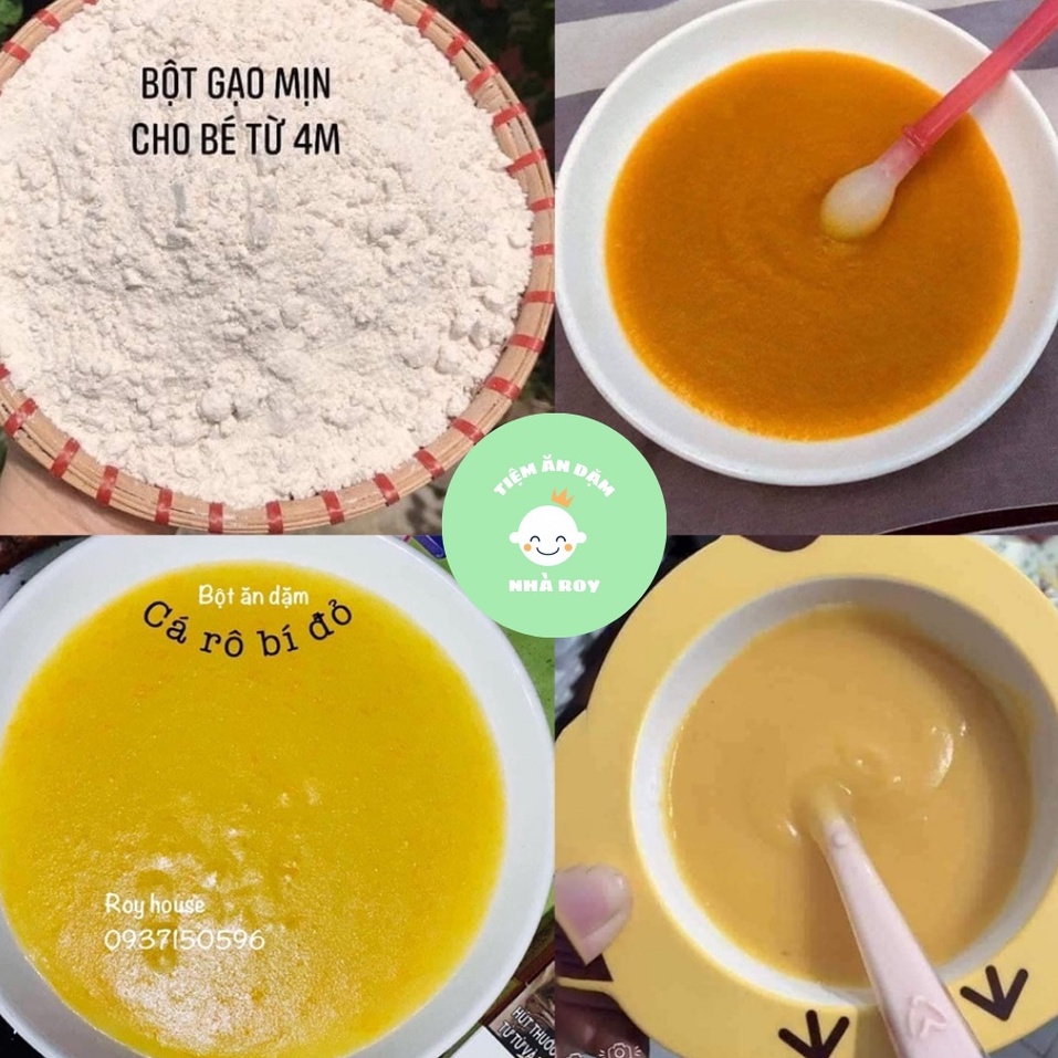 Bột Ăn Dặm Nhà Roy Từ Nhiều Loại Hạt Ngũ Cốc Organic An Lành Kích Thích Vị Giác Cho Trẻ Biếng Ăn