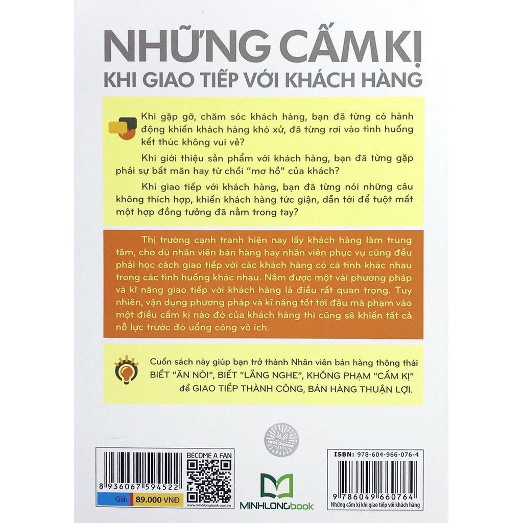 Sách - Những Cấm Kị Khi Giao Tiếp Với Khách Hàng | BigBuy360 - bigbuy360.vn