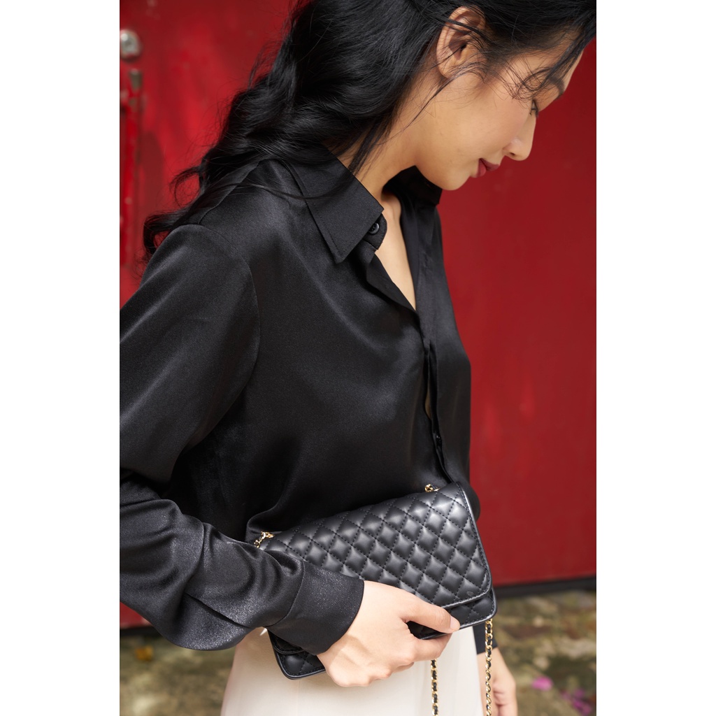 Áo sơ mi lụa công sở