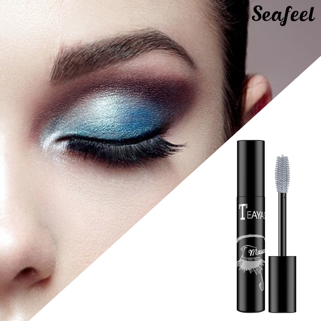 (Hàng Mới Về) Mascara Sợi Tổng Hợp Nhanh Khô Màu Sắc Cầu Vồng 3d 5g