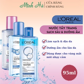 Nước tẩy trang Loreal Paris Micellar Water 95ml