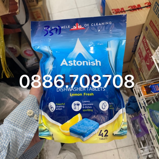 Viên rửa chén Astonish 42 viên