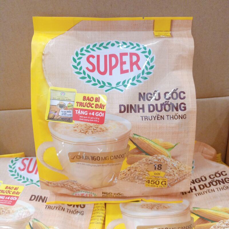 (4 Loại) NGŨ CỐC DINH DƯỠNG SUPER SINGAPORE