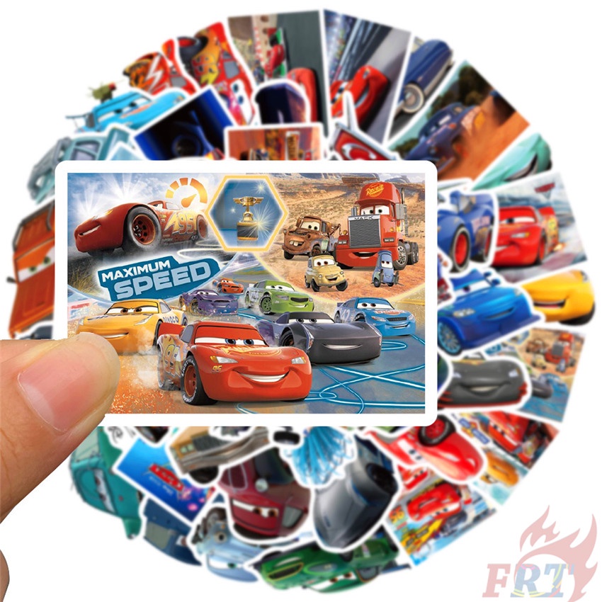 Bộ 50 Cái / Bộ ❉ Phim Hoạt Hình Xe Hơi Series 02 Nhãn Dán ❉ Sticker Hỗn Hợp Dán Laptop, Vali, Ván Trượt