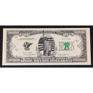 Tờ Lưu niệm 1 Tỷ USD