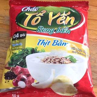 Cháo tổ yến rong biển thịt bằm 50g