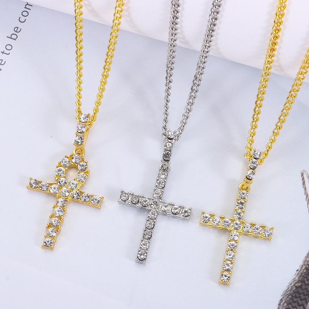 MOILYVN ANKER Vòng cổ Hợp Kim Mặt Hình Thánh Giá Thời Trang