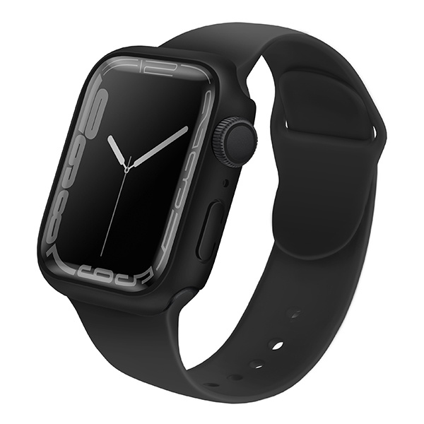 Ốp Case Kính Cường Lực Dành Cho Apple Watch Series 7 UNIQ Curved Glass Legion (45mm)