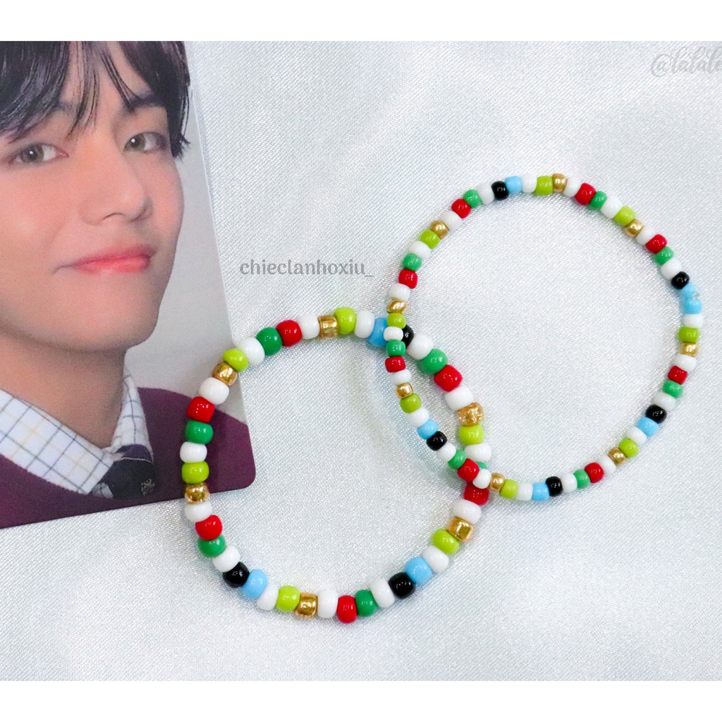 VÒNG TAY HẠT CƯỜM V & JUNGKOOK