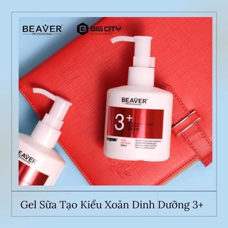 Gel dưỡng tạo kiểu tóc xoăn Beaver 3+ Nutritive Oleo-Curl Definition Cream 200ml