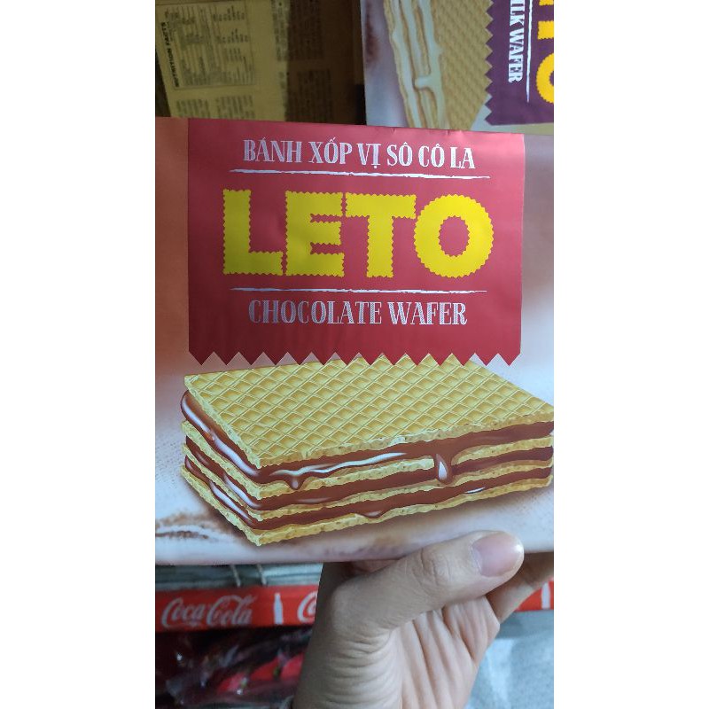 Bánh xốp Leto đủ vị siêu ngon (socola, sầu riêng, đậu nành, phô mai)