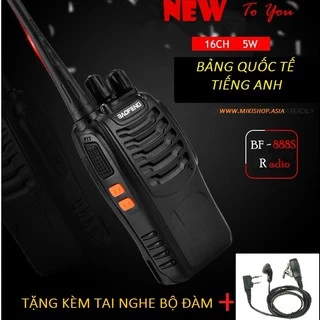 BỘ ĐÀM CHÍNH HÃNG BAOFENG BF888s CỰC CHẤT