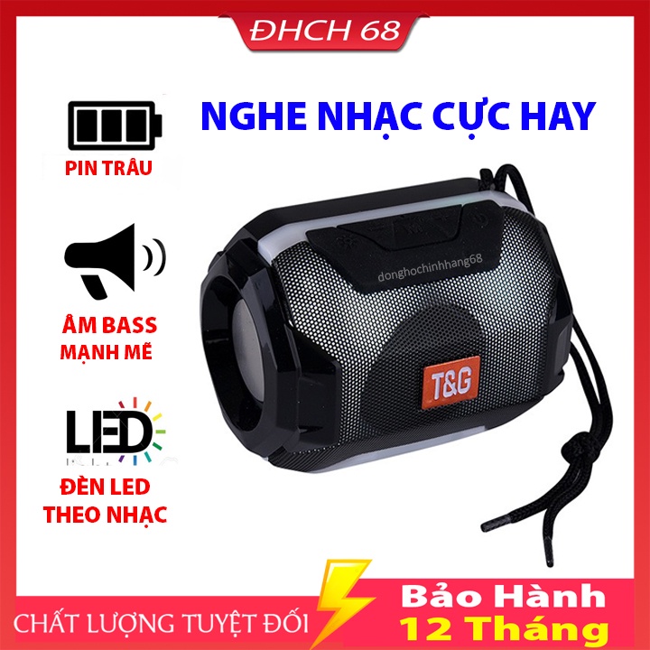 Loa bluetooth không dây mini A005 đèn led theo nhạc âm bass mạnh hỗ trợ lắp thẻ nhớ hàng cao cấp