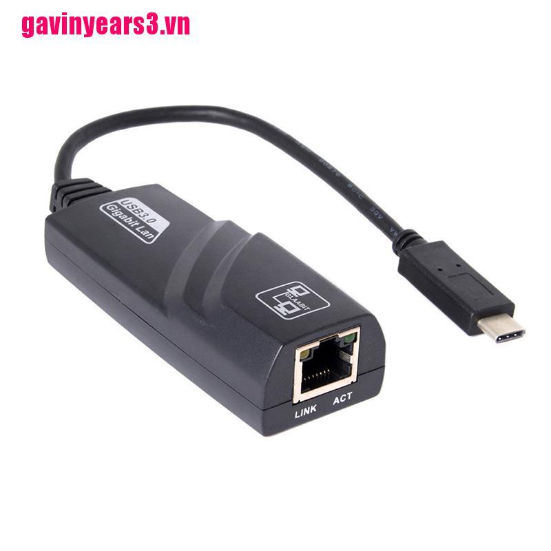 Dây Cáp Chuyển Đổi Usb-C Sang Rj45 Gigabit Ethernet Lan 1000mbps | BigBuy360 - bigbuy360.vn