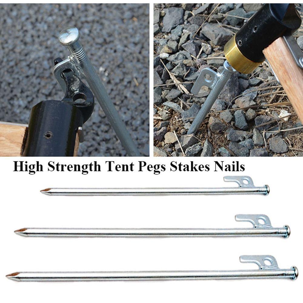 Bộ 1 / 4 Cọc Dựng Lều Chuyên Dụng Tiện Lợi|Đinh Thép Làm Móng Tiện Dụng Khi Đi Cắm Trại