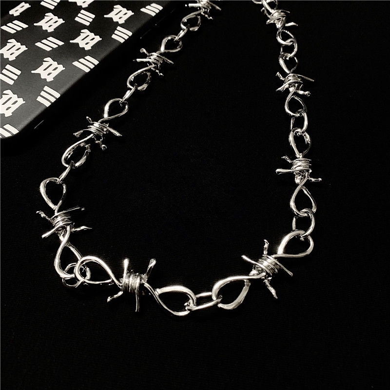 [Giao Hàng Miễn Phí] Vòng Cổ Gai 225053 Dây Chuyền Phong Cách Cá Tính Cho Nam Và Nữ