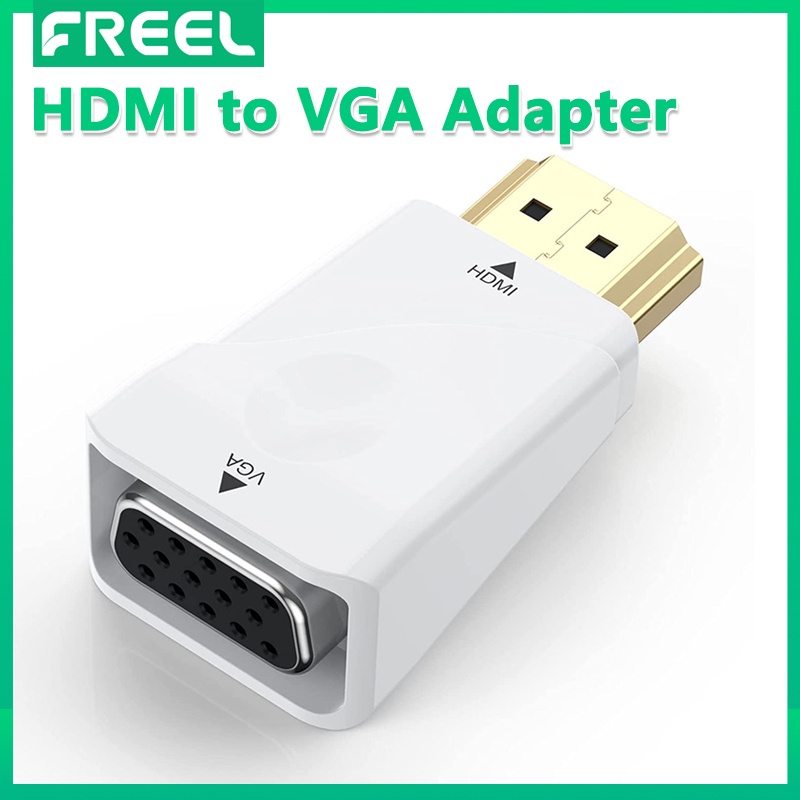 Bộ Chuyển Đổi HDMI Sang VGA Mạ Vàng Tương Thích Với PC / Màn Hình / Máy Chiếu / HDTV / Raspberry Pi / Xbox