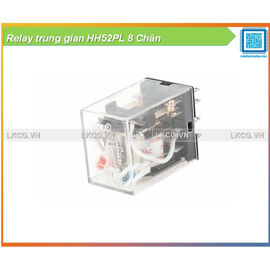 Relay trung gian HH52PL 8 Chân