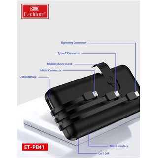 Sạc Dự Phòng Earldom PB-41 10000mAh