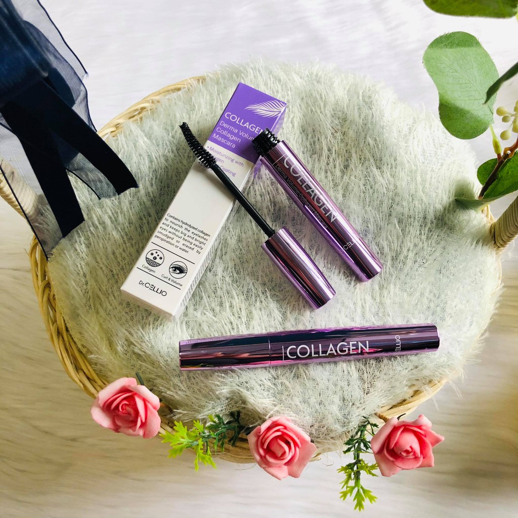 CHUỐT MI Mascara kích thích mọc Mi - Dr Cellio - Derma volume Collagen