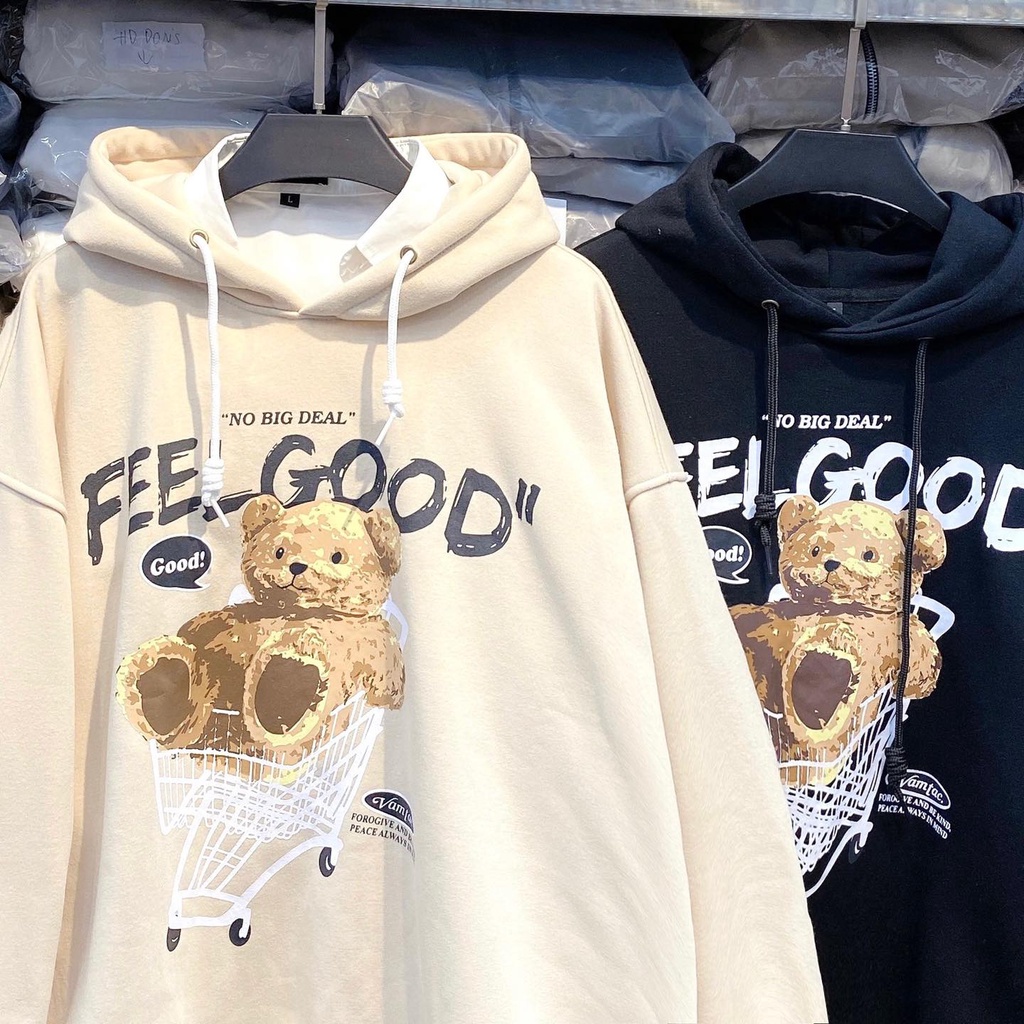 áo hoodie gấu Feelgood (ảnh tại shop) | BigBuy360 - bigbuy360.vn