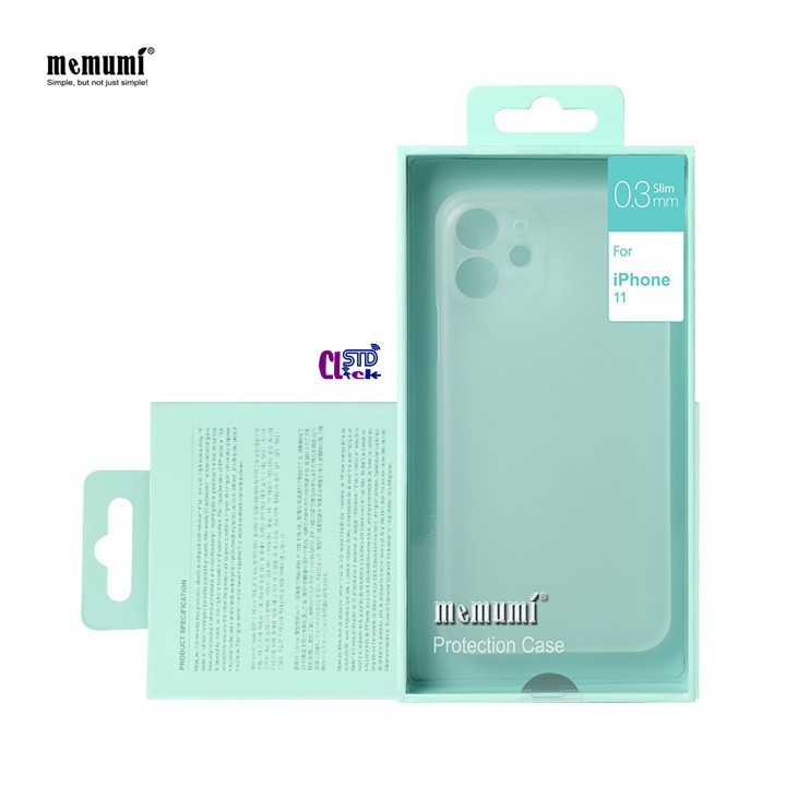 ỐP LƯNG IPHONE 11 MEMUMI MỎNG LỤA CHÍNH HÃNG - HÀNG CHUẨN