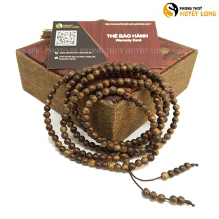 Vòng tay chuỗi tràng hạt trầm hương hạt 4mm, chuỗi vòng trầm hương phong thủy