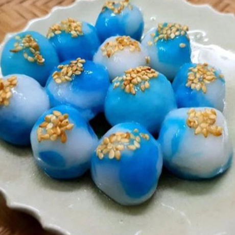 Hoa đậu  biếc sấy khô 10gr tạo màu làm bánh, pudding, đậu hũ cho bé