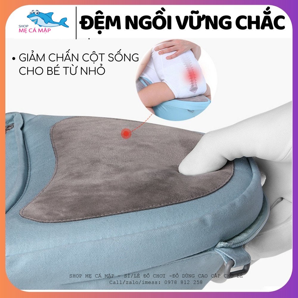 Địu em bé 6 tư thế AAG chính hãng, địu em bé chống gù cho bé từ 0 - 36 tháng