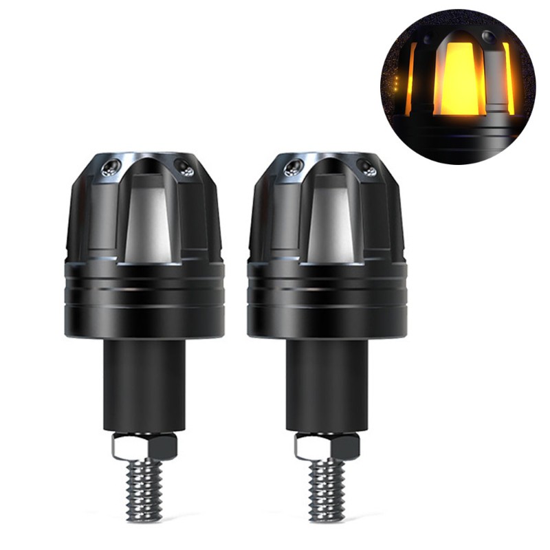 Bộ 2 Nút Gắn Tay Lái Có Đèn Led Cho Xe Mô Tô