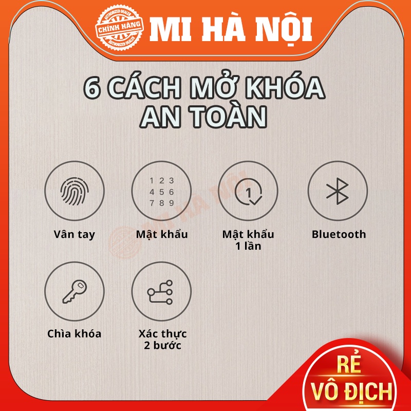 Két sắt điện tử vân tay thông minh Xiaomi Mijia