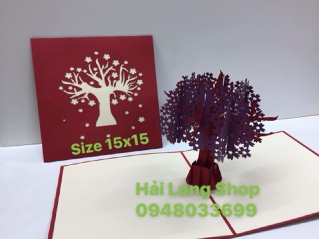 Cây Hoa Chĩa - Flower - Thiệp 3D | BigBuy360 - bigbuy360.vn