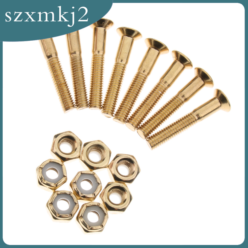 Set 8 Ốc Vít 1.1inch szxmkj2 Chuyên Dụng Cho Ván Trượt