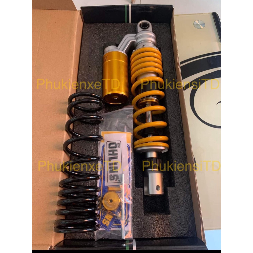 Phuộc OHLINS Vario 2 lò xo tặng kèm núm vặn bình dầu lắp cho VARIO ULTIMO MIO VISION mới LEAD mới GRANDE SH MODE LUVIAS