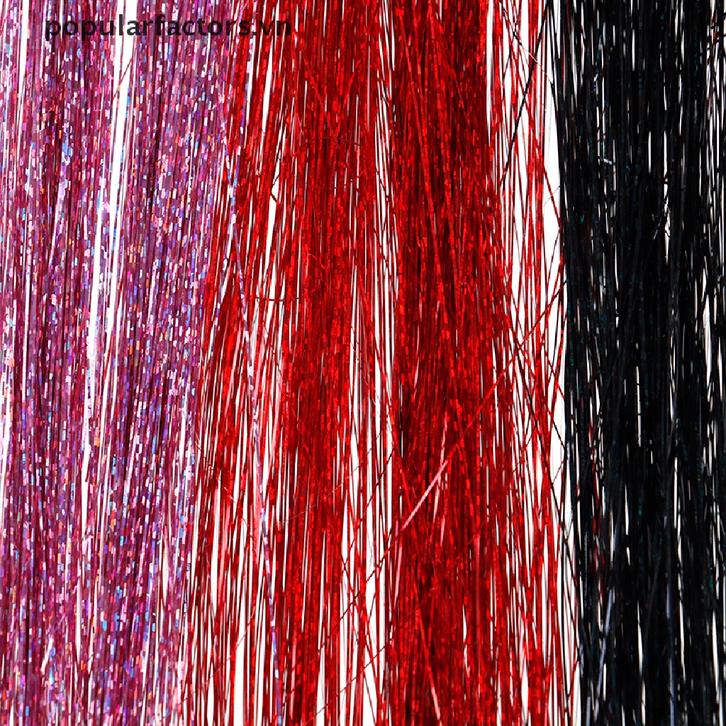 [Phổ Biến] 120 Sợi Dây Kim Tuyến Lấp Lánh Trang Trí Tóc Xoăn [VN]