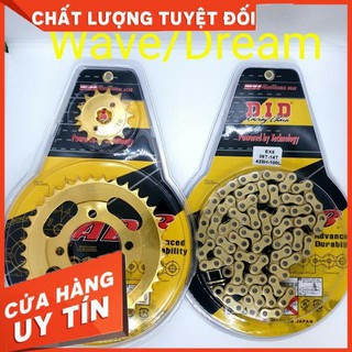Sên nhông dĩa vàng Dream/ Wave DID