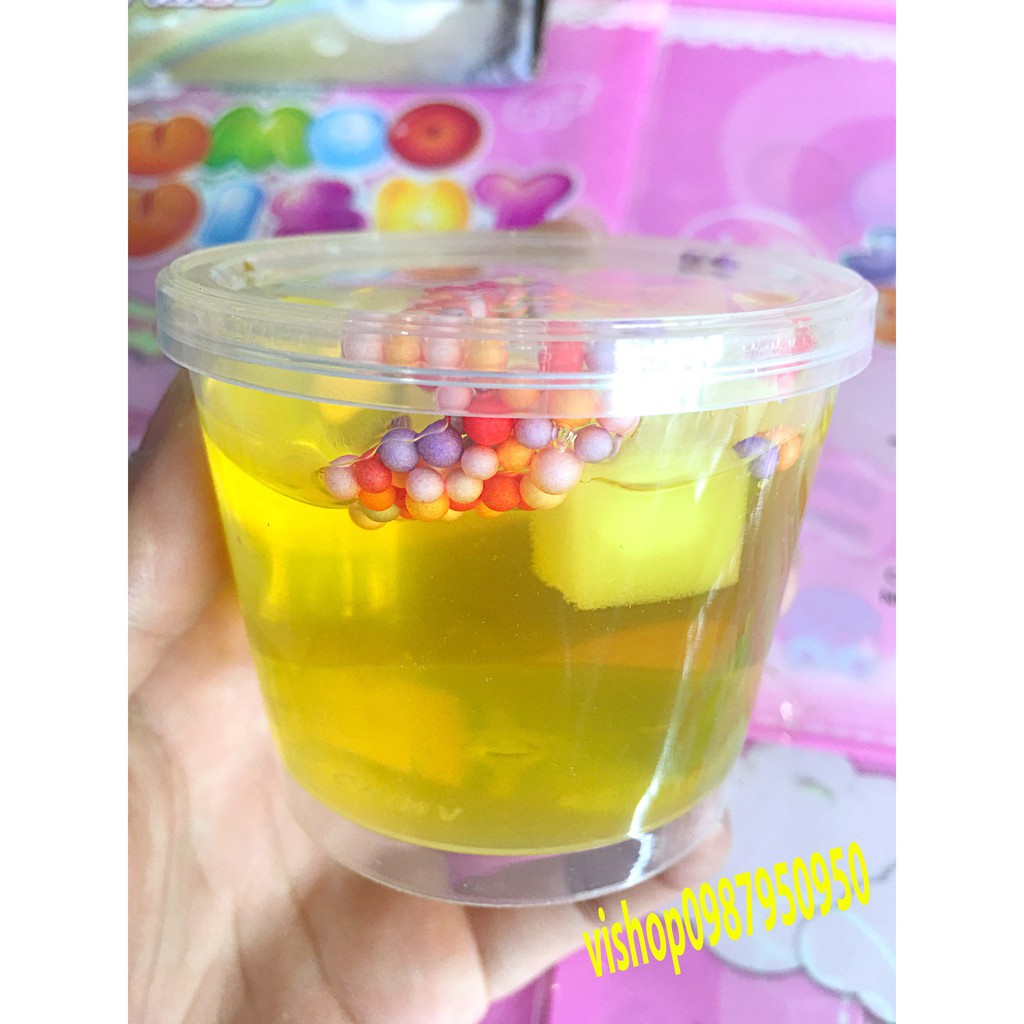 đồ chơi slime -lọ chất nhờn mềm dẻo lọ có thạch xốp  mã FMP28 Z【 3C 】