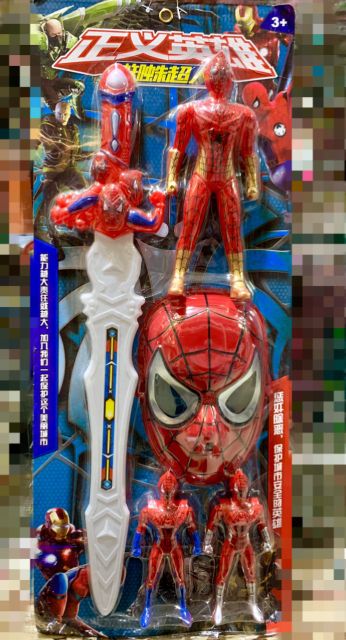 Bộ đồ chơi phụ kiện Spiderman Người nhện dùng pin