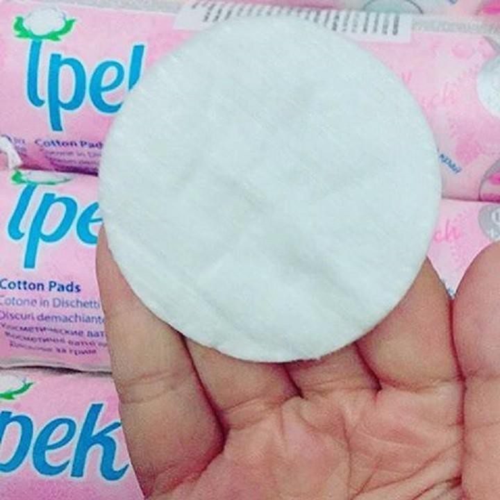 Bông Tẩy Trang Giúp Loại Bỏ Hoàn Toàn Bụi Bẩn Và Lớp Trang Điểm Ipek 130 Miếng Cotton Pads