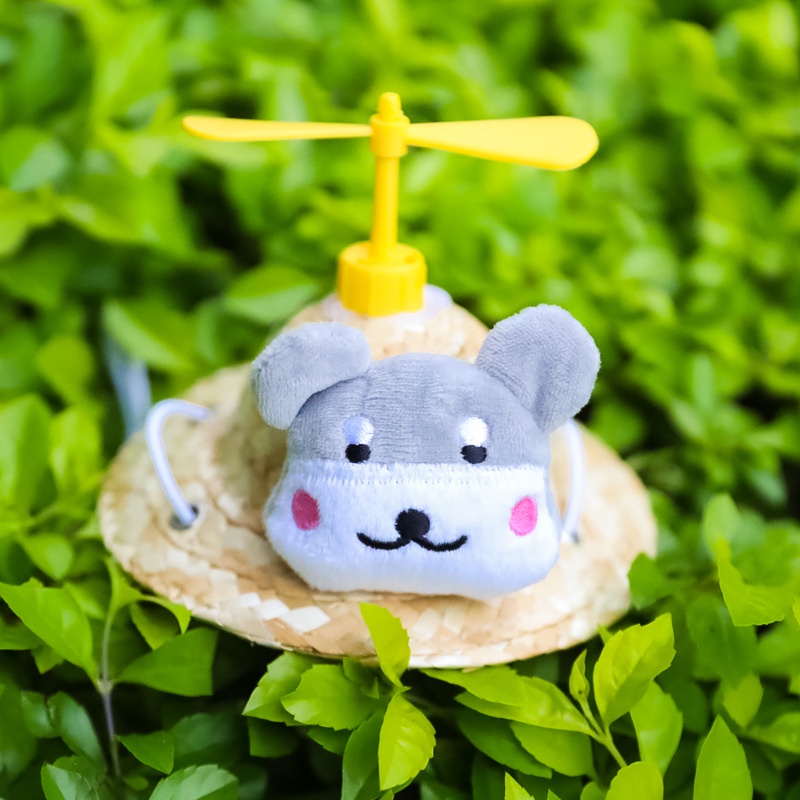 Nón cói gấu bông dễ thương dành cho chó lớn