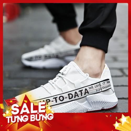 TẶNG lót tăng chiều cao_Giày nam sneaker vải lưới thoáng mát đế lượn sóng cá tính giaynam-G121 - Hàng nhập khẩu