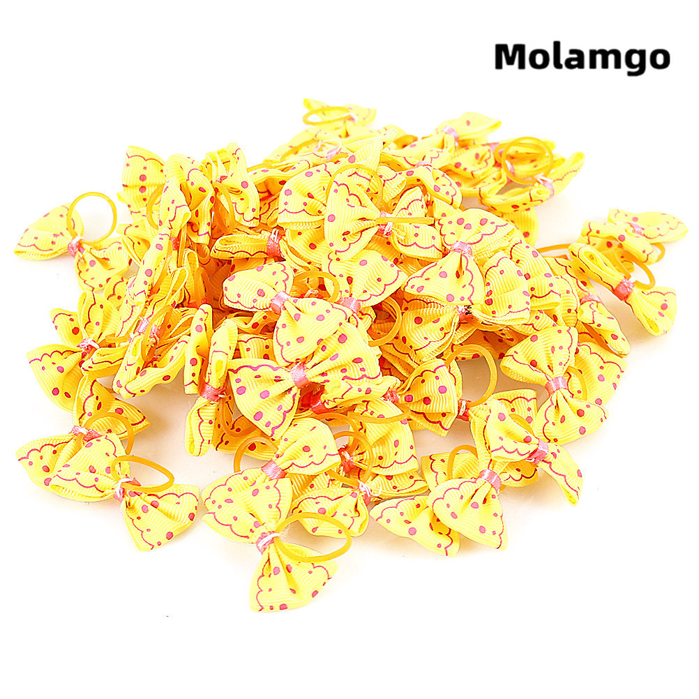 Băng Đô Cao Su Đính Nơ Xinh Xắn Dành Cho Cún Cưng